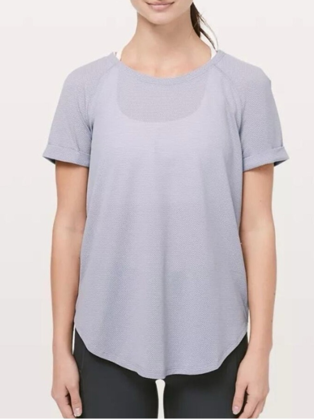 lululemon athletica Open Up Tie Back Tee- Good condition-Large